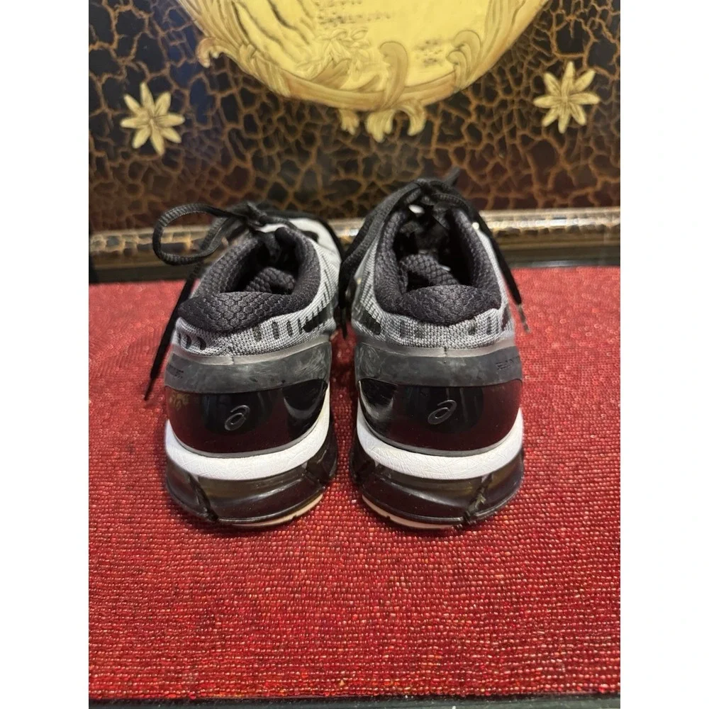 ASICS Men's Gel Running Shoes Size 8.5 Gray Black Athletic Sneakers T5J1Q